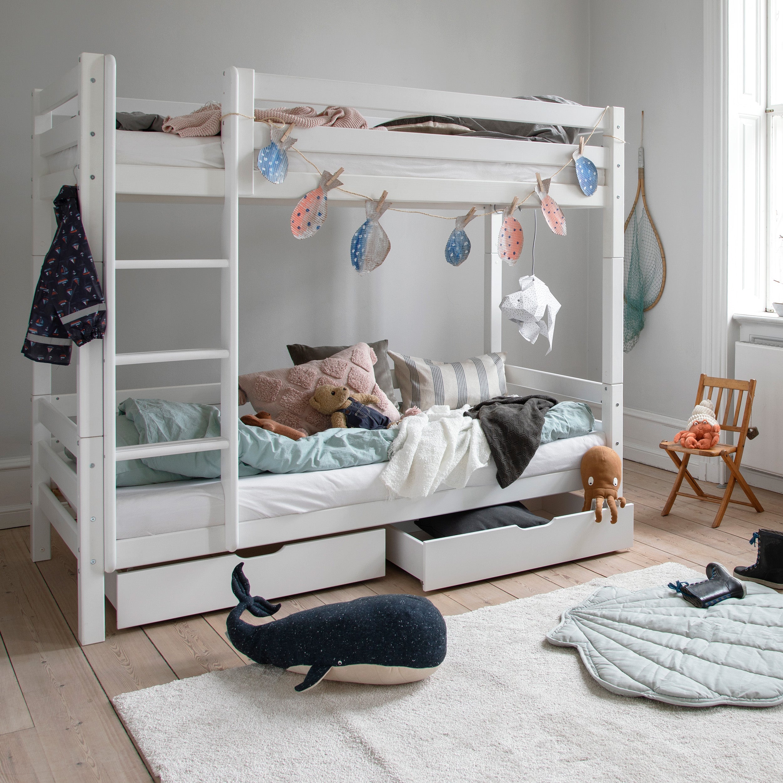 Size hotsell bunk beds