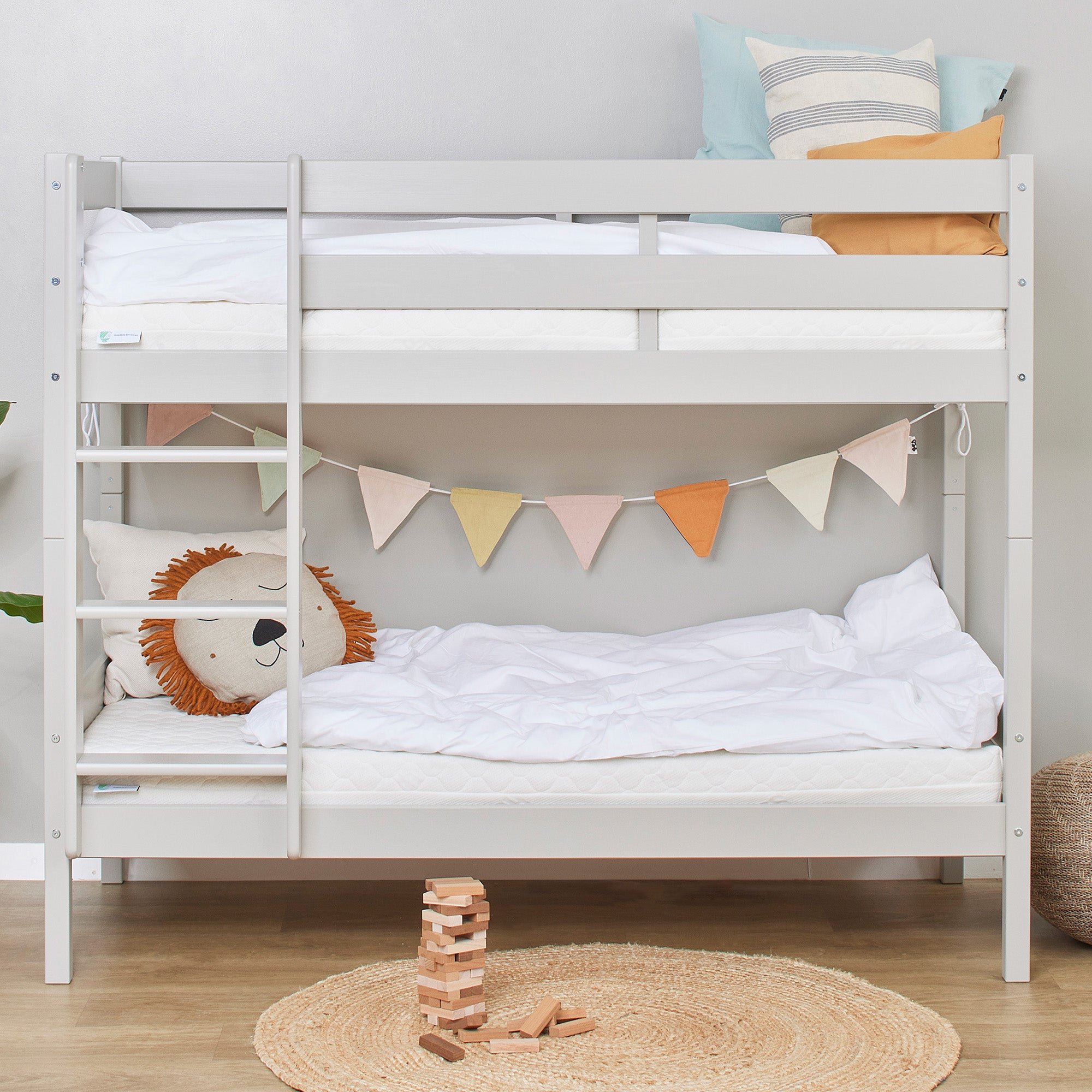 Hoppekids ECO Comfort Bunk bed with 2 Mattresses 70x160 cm 