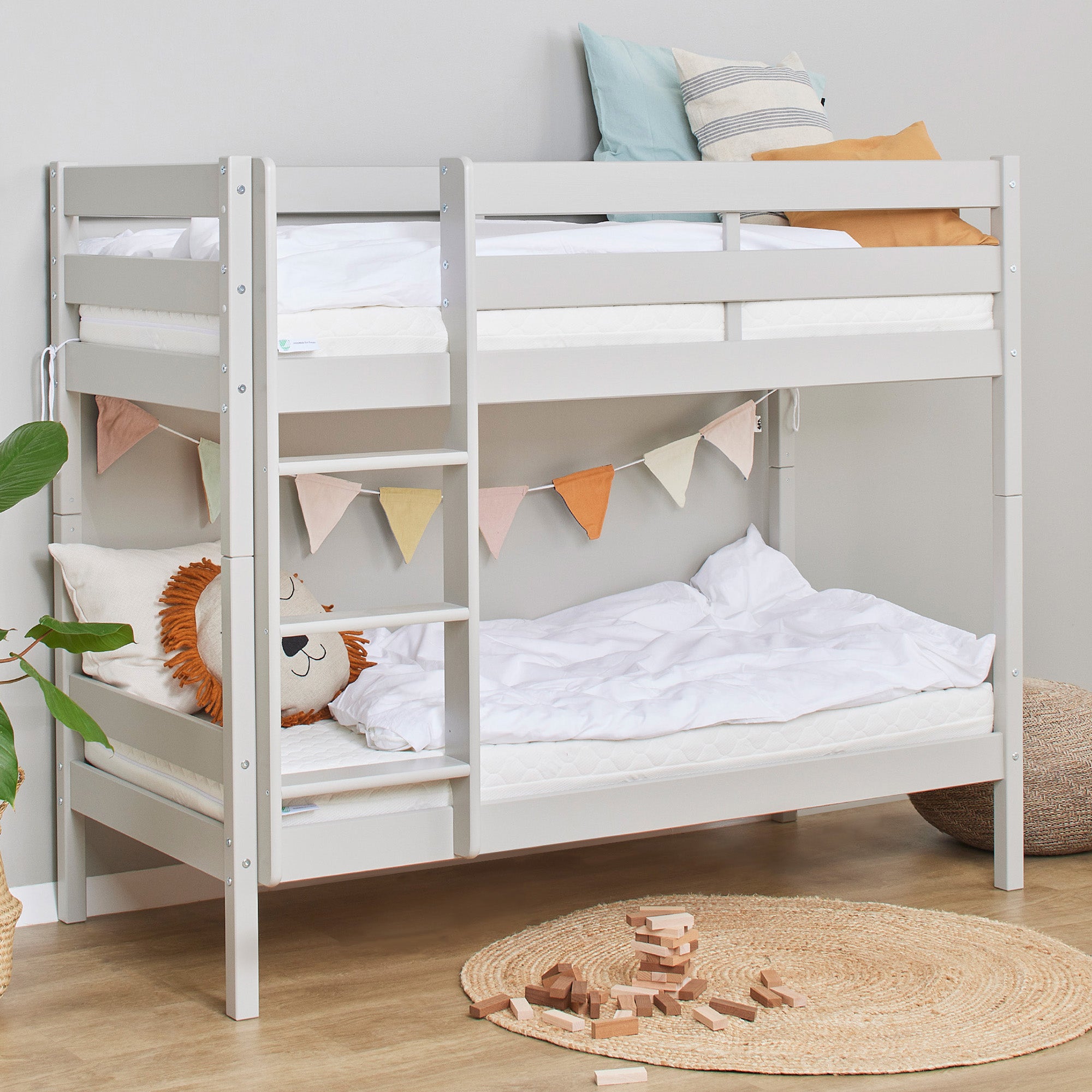 Hoppekids ECO Comfort Bunk bed with 2 Mattresses 70x160 cm 