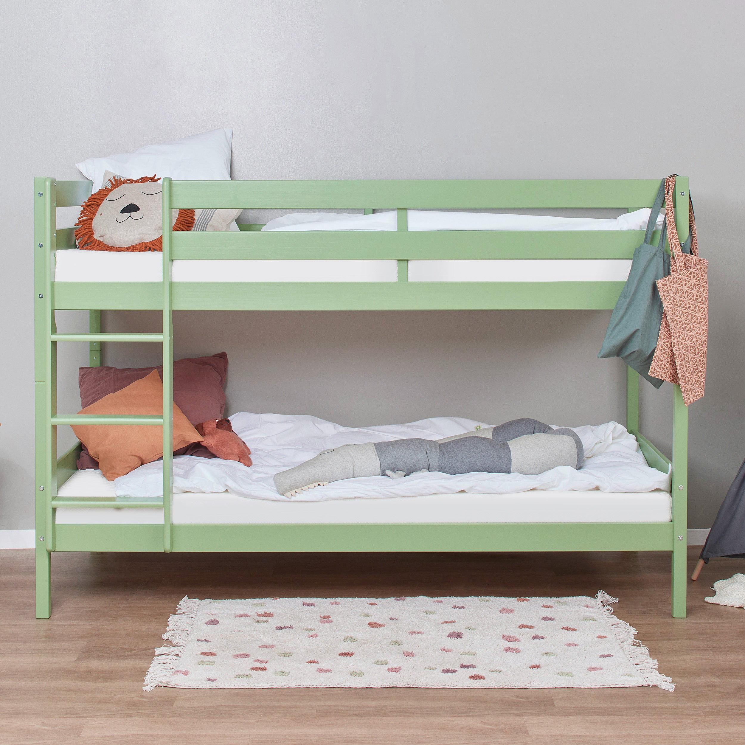 Hoppekids ECO Comfort Køjeseng med 2 Madrasser 70x160 / 90x200