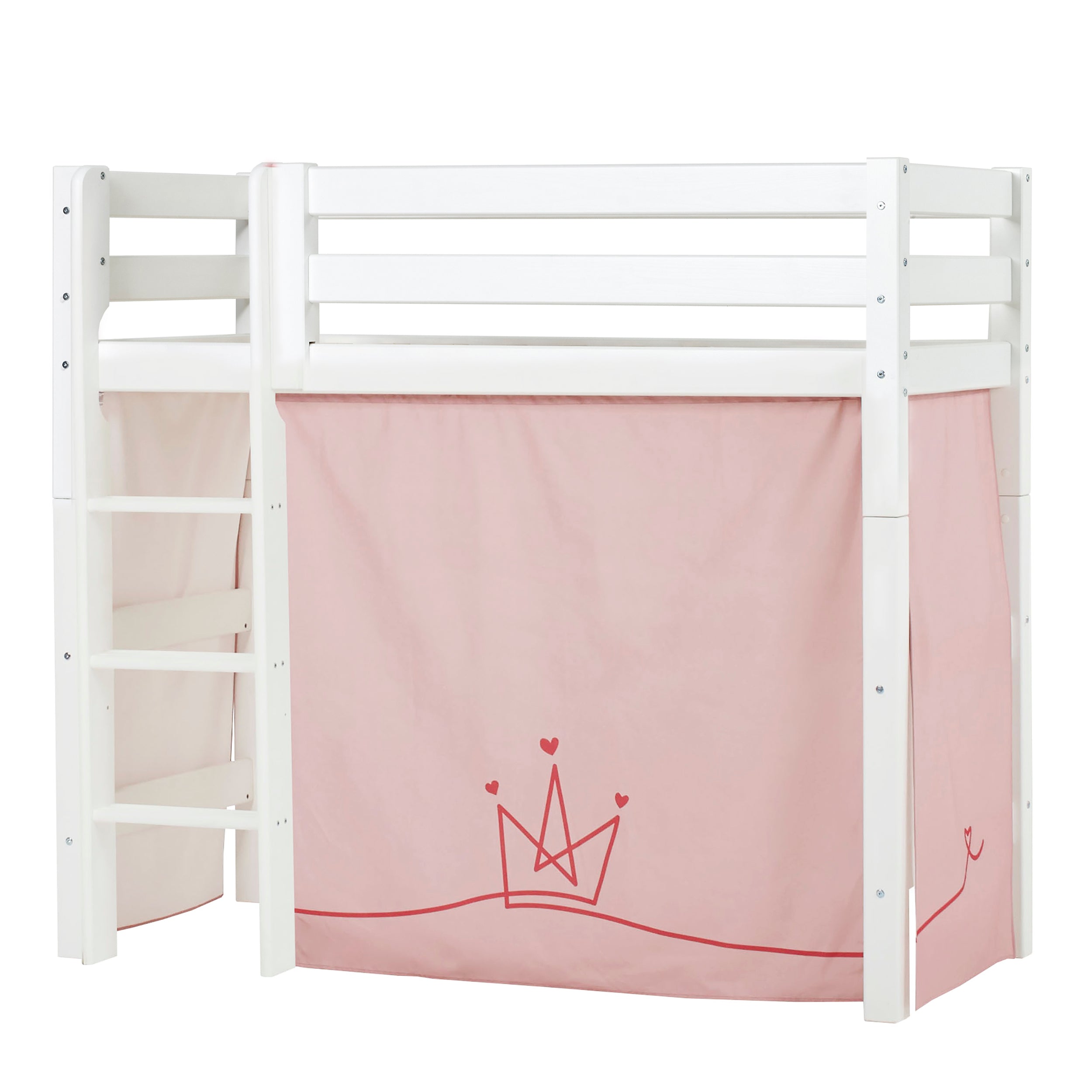 Hoppekids ECO Luxury High sleeper bed with Princess Bed Canopy 