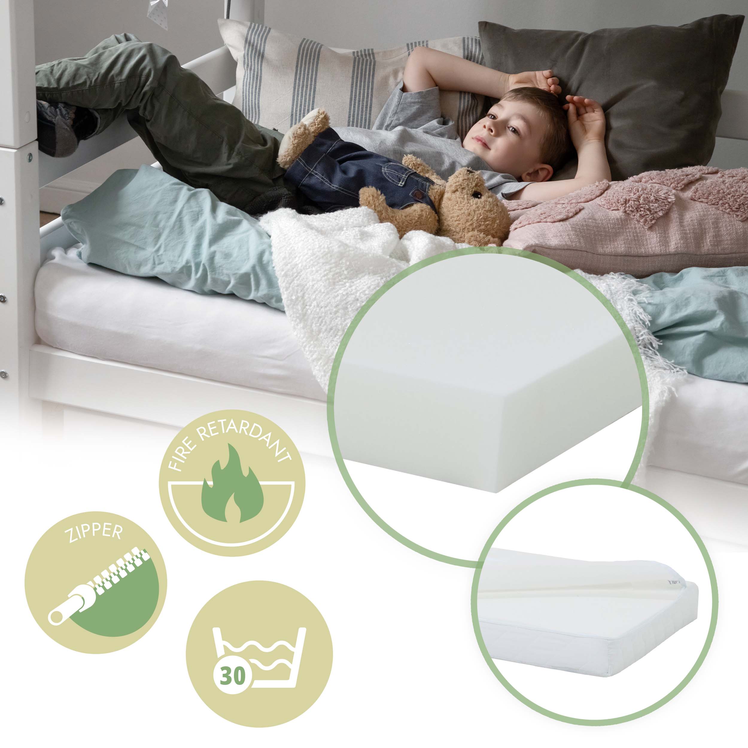 ECO Comfort Juniorská postel s matrací 